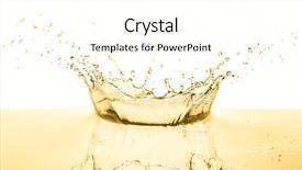  Presentation with splashing - PPT layouts with champaign celebration - white wine splashing on white background and a white colored foreground