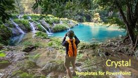  Presentation with guatemala - Beautiful presentation featuring champey lanquin guatemala central america backdrop and a tawny brown colored foreground