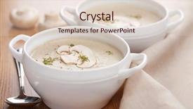  Presentation with cream - PPT layouts having champignon cream background and a lemonade colored foreground