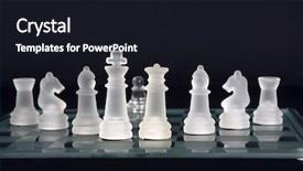  Presentation with chess - Slides featuring champion brain - chess game background and a wine colored foreground