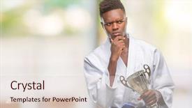  Presentation with african american couples - PPT layouts consisting of champion brain - young african american man background and a lemonade colored foreground