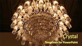  Presentation with istanbul - Slide deck enhanced with chandelier in dolmabahce palace istanbul background and a tawny brown colored foreground