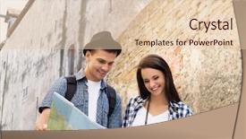  Presentation with baroque - Amazing PPT layouts having  backdrop and a  colored foreground