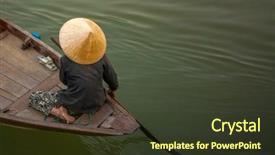  Presentation with rowing - PPT layouts with  background and a  colored foreground