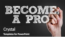  Presentation with change - Audience pleasing presentation theme consisting of change better - hand writing the text become backdrop and a dark gray colored foreground