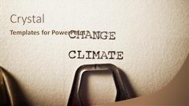  Presentation with climate change - PPT layouts featuring change-climate-text-written background and a sky blue colored foreground