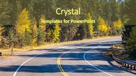  Presentation with colorado - Colorful presentation design enhanced with change curve - season changing from autumn backdrop and a  colored foreground