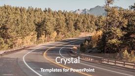  Presentation with colorado - Presentation design with change curve - season changing from autumn background and a  colored foreground