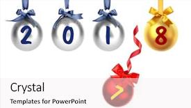  Presentation with chinese new year 2019 - Theme with change date - new year 2018 changing 2017 background and a white colored foreground