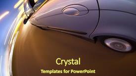  Presentation with busy street - Audience pleasing PPT layouts consisting of change direction - car turning right at twilight backdrop and a  colored foreground