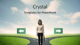  Presentation with important - PPT theme having change direction - concept of important choices background and a light gray colored foreground