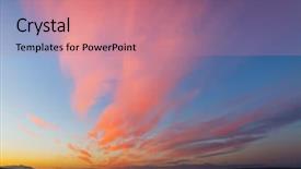  Presentation with climate change - Slides featuring change in the environment spectacular background and a coral colored foreground