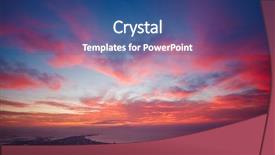  Presentation with climate - Slide set having change in the environment spectacular background and a ocean colored foreground