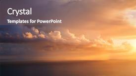  Presentation with climate change - Cool new theme with change in the environment spectacular backdrop and a coral colored foreground