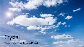  Presentation with climate change - Presentation theme consisting of change in the environment stunning background and a light blue colored foreground