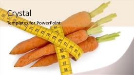  Presentation with grown - Slide set consisting of change police - organically grown carrots with tape background and a  colored foreground