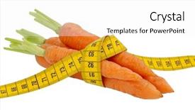  Presentation with grown - Slide deck enhanced with change police - organically grown carrots with tape background and a  colored foreground