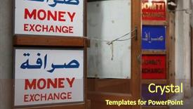  Presentation with west - Slide set with changer - gulf is a hub background and a  colored foreground