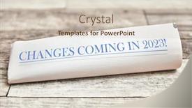  Presentation with page - Presentation theme consisting of changes-coming-in-2023 background and a lemonade colored foreground