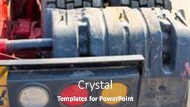  Presentation with tires - Theme featuring changing-new-tires background and a ocean colored foreground