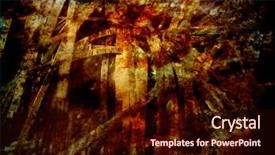  Presentation with chaos - Beautiful presentation theme featuring chaos grunge background backdrop and a wine colored foreground