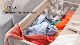  Presentation with chaos - Presentation theme enhanced with chaos in chest of drawers background and a coral colored foreground