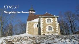  Presentation with croatia zagreb - Slide deck featuring chapel-of-st-james background and a ocean colored foreground