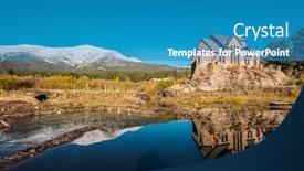  Presentation with changing season - Amazing theme having chapel on the rock church of saint malo near estes park season changing from autumn to winter rocky mountains colorado usa backdrop and a teal colored foreground