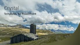  Presentation with notre dame - Theme with chapelle-notre-dame-de-l background and a  colored foreground