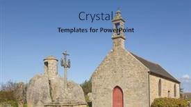  Presentation with tower - Colorful PPT layouts enhanced with chapelle-pol-and-customs-tower backdrop and a teal colored foreground