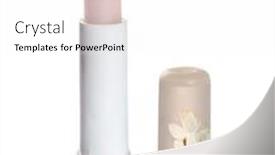  Presentation with sakura - Slides having chapstick-with-sakura-flowers background and a white colored foreground