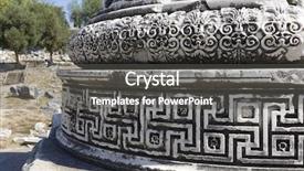  Presentation with turkey - Presentation theme featuring chapter - view of temple of apollo background and a dark gray colored foreground