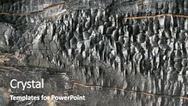  Presentation with coal - Slide deck with char coal texture background and a dark gray colored foreground