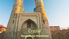  Presentation with uzbekistan - Cool new presentation with char-minor-chor-minor-madrasa backdrop and a violet colored foreground