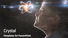  Presentation with school - Theme with character education - silhouette of school boy background and a dark gray colored foreground