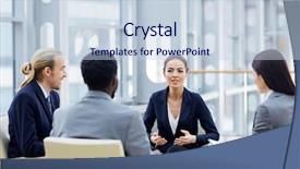  Presentation with new market - Slide deck enhanced with character features of new tendencies background and a  colored foreground