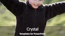  Presentation with nurse running - Presentation with character trait - young boy smiling and running background and a  colored foreground