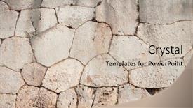  Presentation with wall - Beautiful slides featuring characterization - cyclopean wall of oracle delphi backdrop and a soft green colored foreground