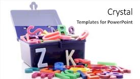  Presentation with learning - Cool new slide set with characterization - photo of how to spell backdrop and a  colored foreground