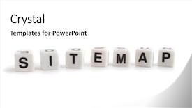  Presentation with show - Cool new presentation theme with characters show the word site backdrop and a white colored foreground