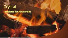  Presentation with charcoal - Colorful presentation enhanced with charcoal-smolder-in-barbecue-time backdrop and a tawny brown colored foreground