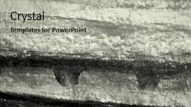  Presentation with charcoal - Audience pleasing slide set consisting of artistic subtle - charcoal texture on paper hand backdrop and a light gray colored foreground