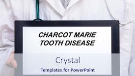  Presentation with disease - PPT theme having charcot-marie-tooth-disease-doctor background and a  colored foreground