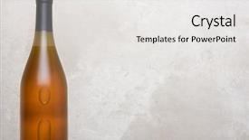  Presentation with top view of soybean - Slides enhanced with chardonnay wine top view background and a white colored foreground