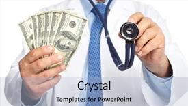  Presentation with healthcare or medical - Slide set having geography - champaign pinned on a map background and a mint green colored foreground