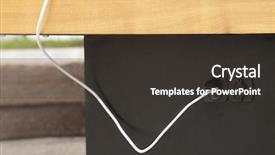  Presentation with solar panel - Slide deck consisting of charger on bench with solar background and a dark gray colored foreground