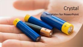  Presentation with power energy - Colorful slides enhanced with charging pile - recycling energy power environment backdrop and a coral colored foreground