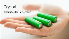  Presentation with energy power - Cool new slides with charging pile - recycling energy power environment backdrop and a  colored foreground