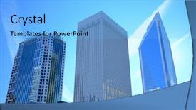  Presentation with municipal buildings - Presentation consisting of chariottes - buildings in uptown charlotte north background and a light blue colored foreground