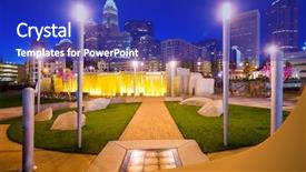  Presentation with pittsburgh pennsylvania usa city skyline - Colorful PPT layouts enhanced with chariottes - charlotte north carolina usa city backdrop and a  colored foreground